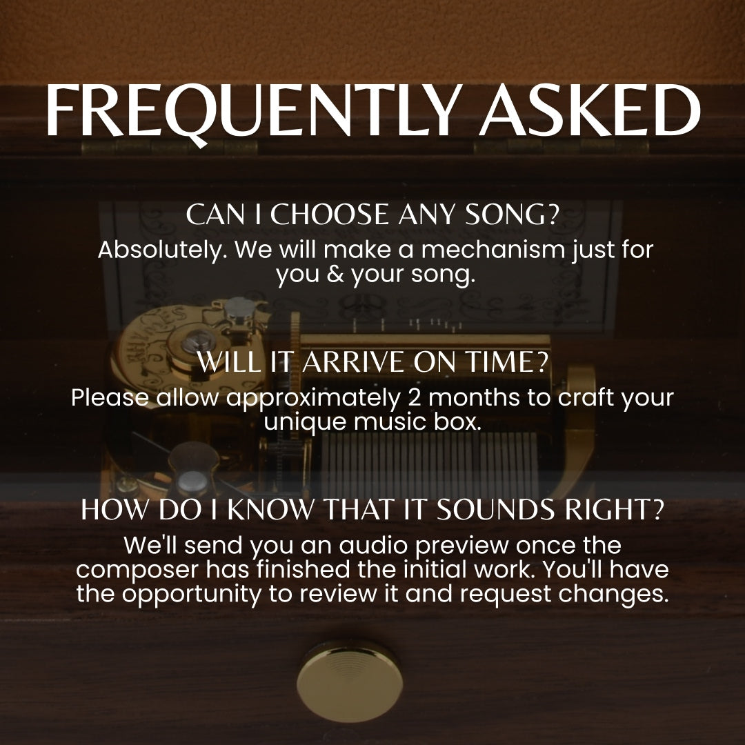 30-Note Walnut Music Box