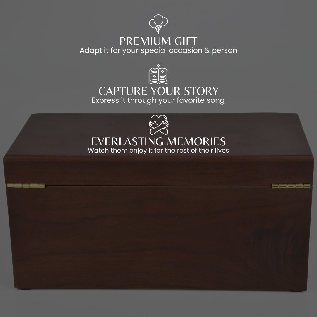 50-Note Walnut Music Box
