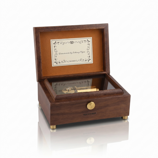 30-Note Walnut Music Box