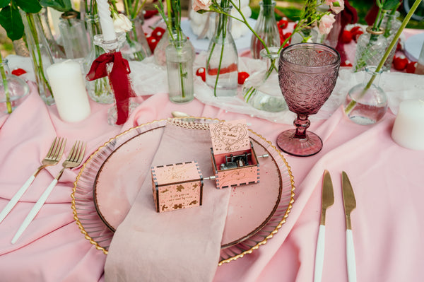 Table setting at venue