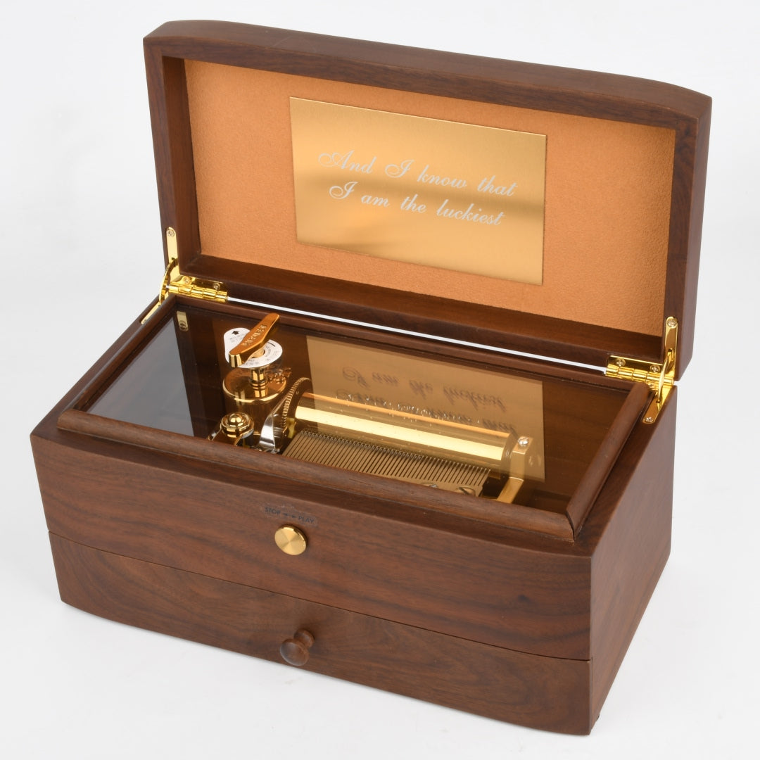 50-Note Walnut Music Box