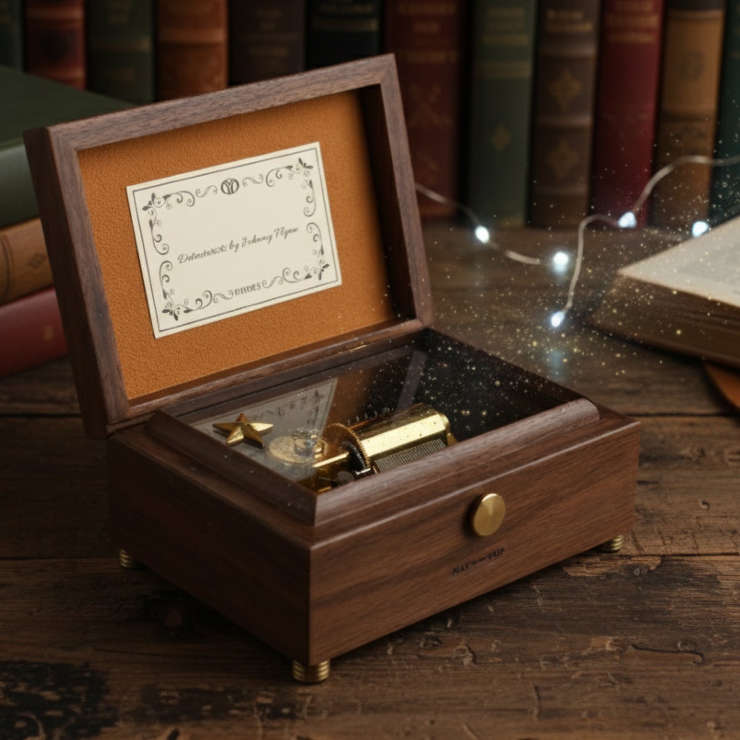 30-Note Walnut Music Box