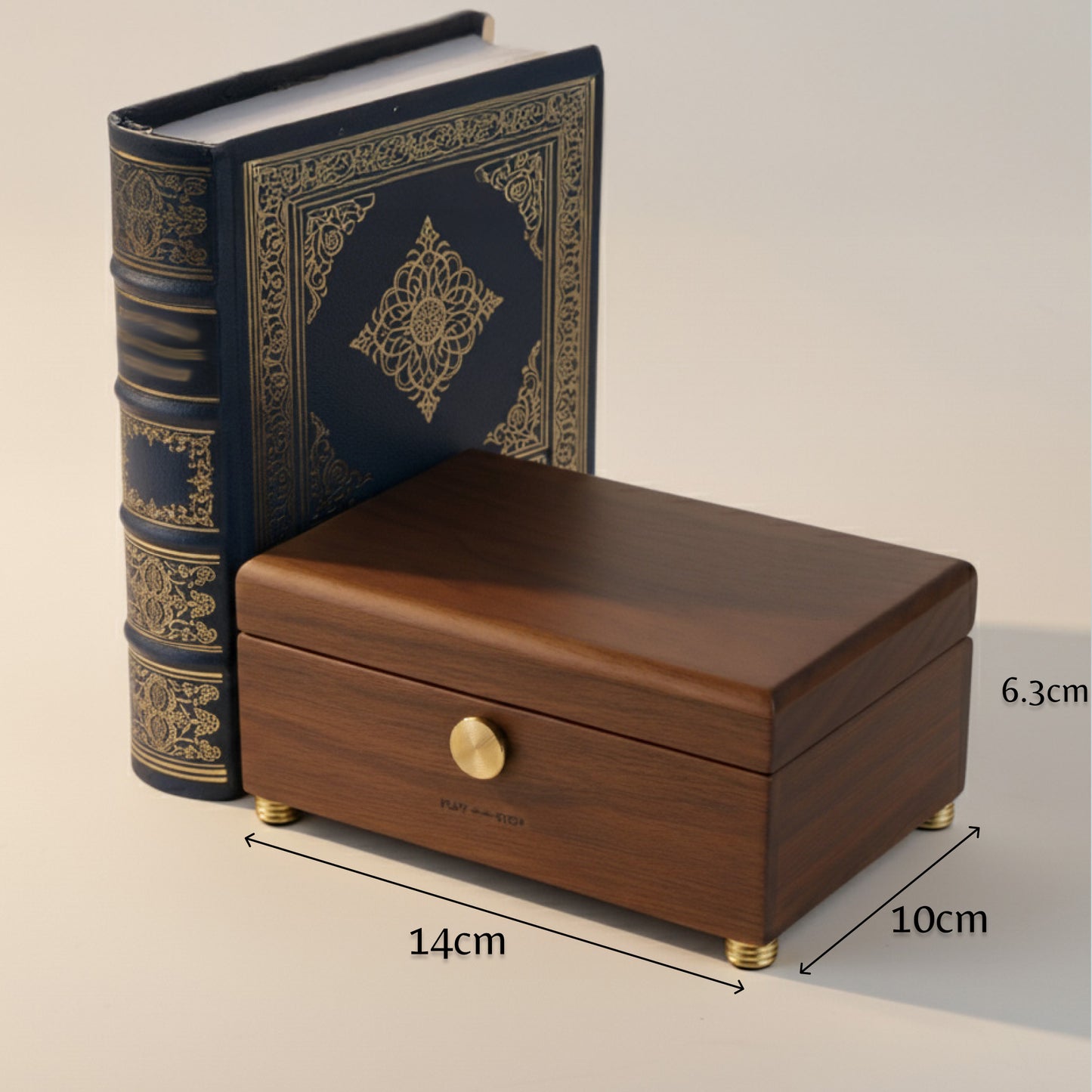 30-Note Walnut Music Box