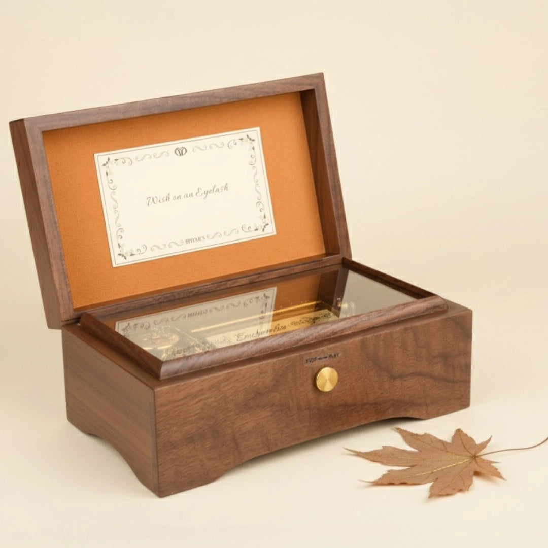 50-Note Walnut Music Box