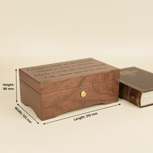 50-Note Walnut Music Box